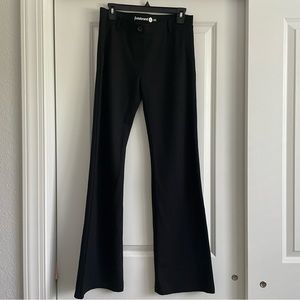 Betabrand Classic Bootcut Dress Pant Yoga Pants Long Black Size M